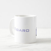 Afbeeldingen Naam Lila figaro Auto Koffiemok (Voorkant links)