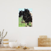 Afbeeldingen op het werk poster (Keuken)
