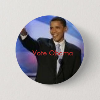 afbeeldingen, stem Obama, stem Obama Ronde Button 5,7 Cm