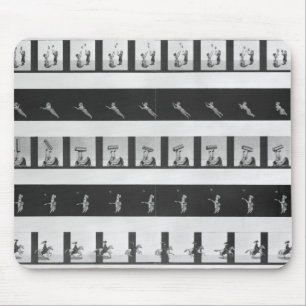 Afbeeldingen strips voor een praxinoscoop muismat