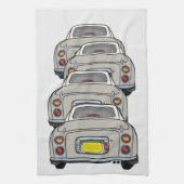 Afbeeldingen Topaz Mist Figaro Car Kitchen Towel Theedoek (Verticaal)