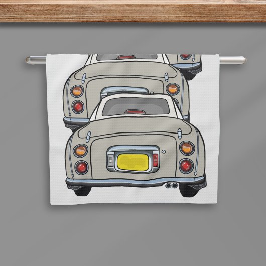Afbeeldingen Topaz Mist Figaro Car Kitchen Towel Theedoek