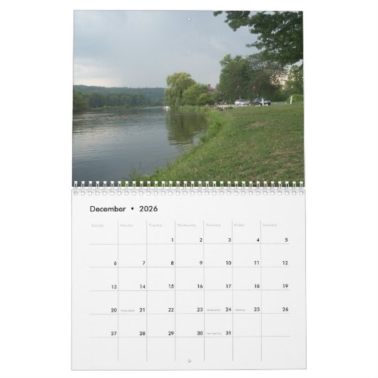 AFBEELDINGEN VAN CAYUGA LAKE-kalender Kalender (Dec 2026)