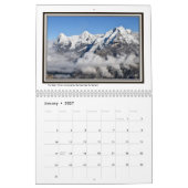 Afbeeldingen van de Alpen Kalender (Jan 2027)