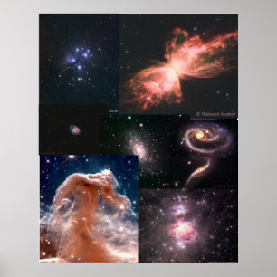 Afbeeldingen van de Deep Sky door Satwant Kumar Poster