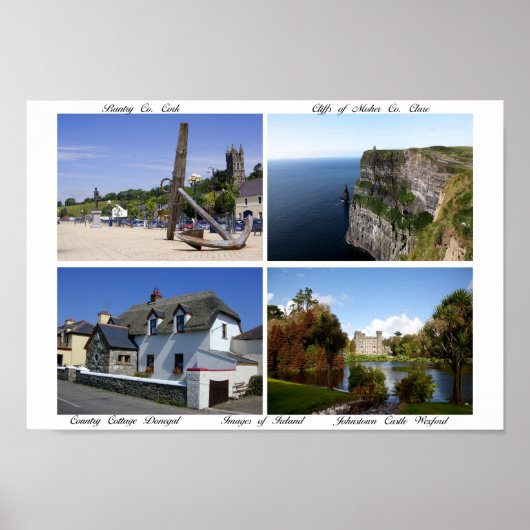 Afbeeldingen van Ierland poster (Voorkant)
