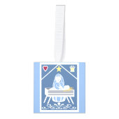 Afbeeldingen van Jezus Kubus Ornament (Voorkant)