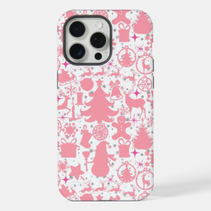 Afbeeldingen van Kerstmis in Roze iPhone 15 Pro Max Hoesje