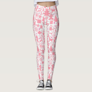 Afbeeldingen van Kerstmis in Roze Leggings