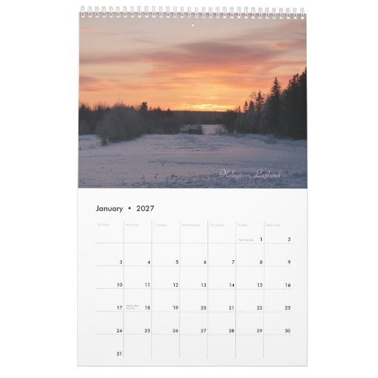 Afbeeldingen van Lapland Agenda 2011 Kalender (Jan 2027)
