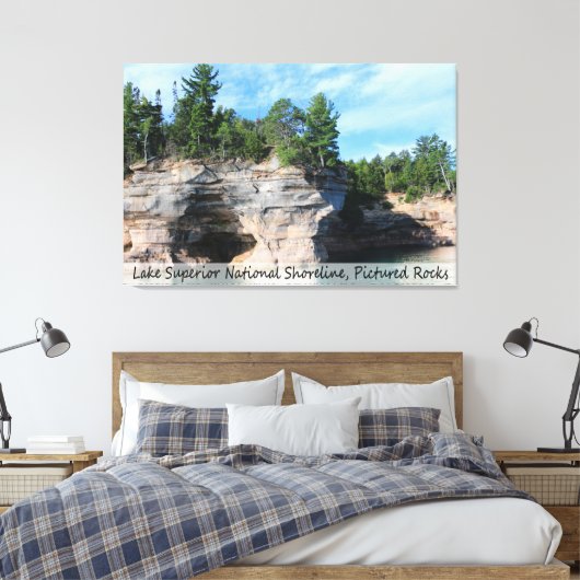 Afbeeldingen van Rocks/Wrapped Canvas (Insitu (Slaapkamer))