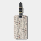 Afbeeldingen voor zwart-wit Europa Bagagelabel (Voorkant verticaal)