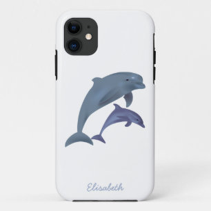 Afbeeldingsnaam van dolfijnen iPhone 11 hoesje