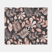 Afbeeldingspatroon jaarblad fleece deken (Voorkant (Horizontaal))