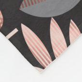 Afbeeldingspatroon jaarblad fleece deken (Hoek)