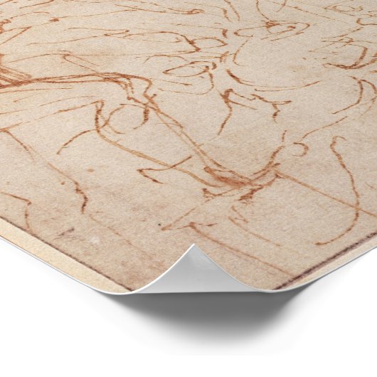 Afbeeldingsstudies voor een vrouw poster (Hoek)