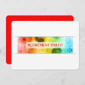 afboekingspartij ( regenboogbokeh ) kaart (Voorkant / Achterkant)