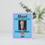 Afbreken Chuck Grassley Briefkaart (Staand voorkant)