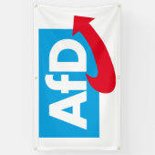 AfD: Alternatief voor Deutschland Spandoek (Verticaal)