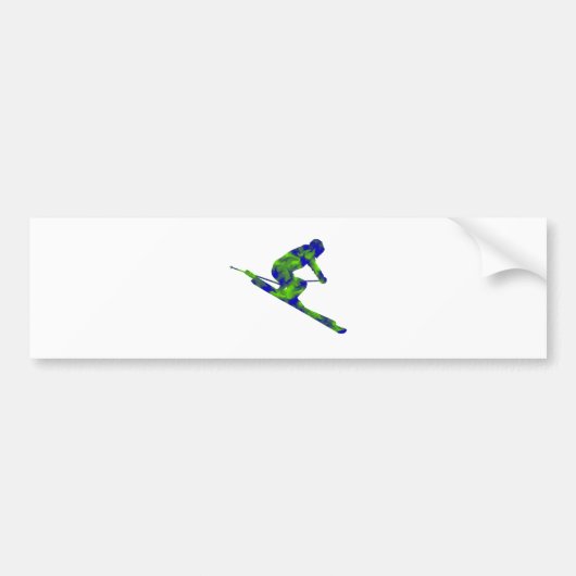 Afdalende ontsnapping bumpersticker (Voorkant)