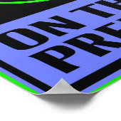 Afdampen toegestaan op deze voormesis Black Poster (Hoek)
