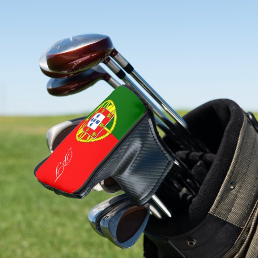 Afdekking van golfafdeksels onder Portugese vlag Golfheadcover (Insitu)