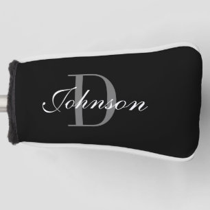 Afdekking van monogram golfmonogram initiaal golfheadcover