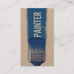 Afdekking van penseelpenselen voor kunstwerken visitekaartje