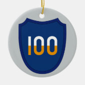 Afdeling 100e Opleiding Keramisch Ornament (Voorkant)