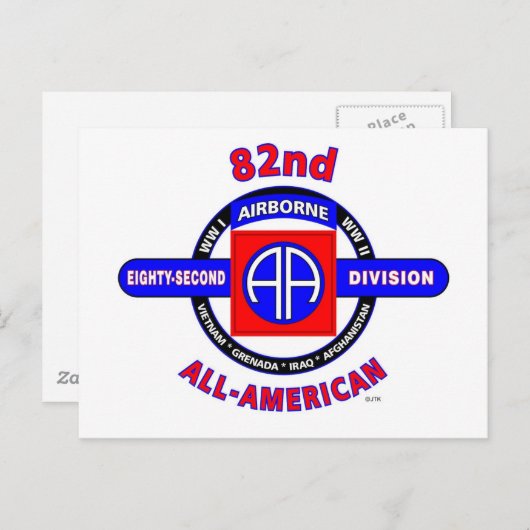 AFDELING 82DE LUCHTVAARTMAATSCHAPPIJ "ALLE AMERIKA BRIEFKAART (Voorkant / Achterkant)