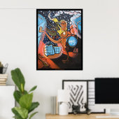 Afdeling door Bubbles Poster (Thuiskantoor)