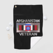 Afdeling Luchtvaart Afghanistan Veteraan Golfhanddoek (Insitu)