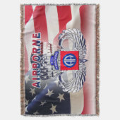Afdeling Luchtvaart "AIRBORNE" Deken (Voorkant Verticaal)
