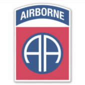 Afdeling Luchtvaart Insignia Militaire Veteraan Sticker (Voorkant)