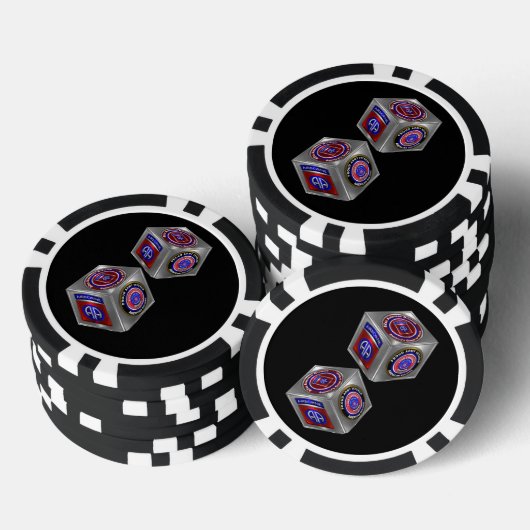 Afdeling Luchtvaart Poker Chips (Opstapeling)