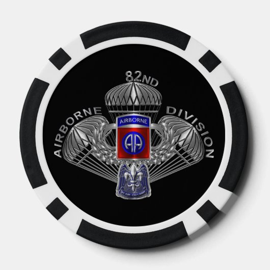 Afdeling Luchtvaart Poker Chips (Achterkant)