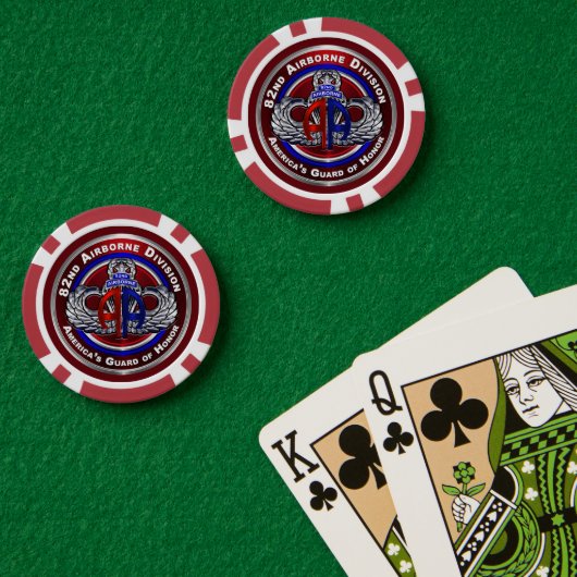Afdeling Luchtvaart Poker Chips (Pokertafel (Dubbel))