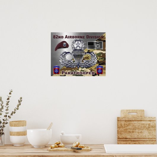 Afdeling Luchtvaart Poster (Keuken)