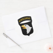 Afdeling Luchtvaart Ronde Sticker (Envelop)