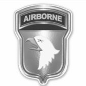 Afdeling Luchtvaart Sticker (Voorkant)