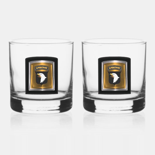Afdeling Luchtvaart Whisky Glas (Voorkant)