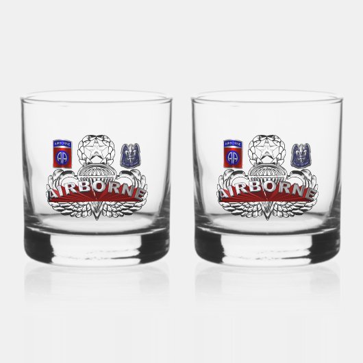Afdeling Luchtvaart Whisky Glas (Voorkant)