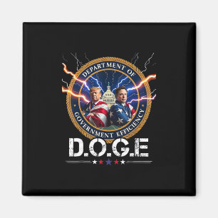 Afdeling Overheids Efficiëntie Doge Trump 47e Magneet