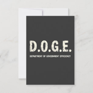 Afdeling Overheidsrendement Doge Hond Bedankkaart