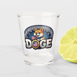 Afdeling Overheidsrendement Doge Hond Shot Glas