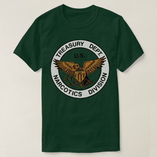 Afdeling verdovende middelen van het Amerikaanse m T-shirt (Design voorkant)