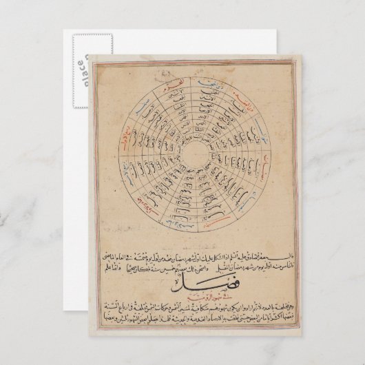 Afdelingen van het jaar briefkaart (Voorkant / Achterkant)