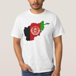 Afdelingskaart voor Afghanistan T-shirt