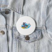 Afdichting als Surfer met Surfboard Ronde Button 7,6 Cm (In situ)