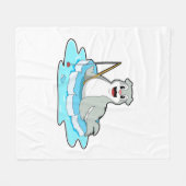 Afdichting bij Gevist met Geviste staaf Fleece Deken (Voorkant (Horizontaal))